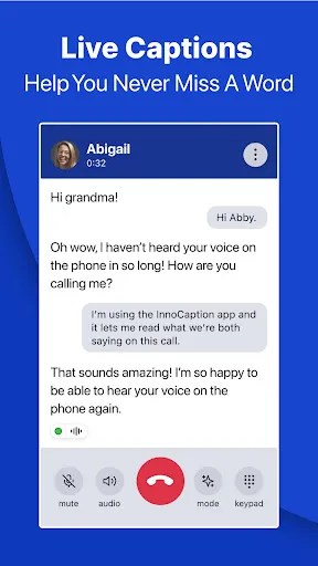 InnoCaption Live Call Captions screenshot