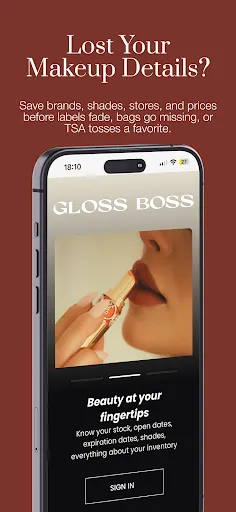 GlossBoss: Beauty Tracker screenshot