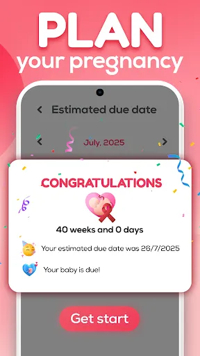 Track pregnancy & baby growth screenshot