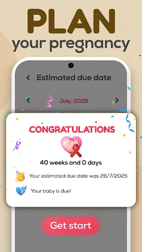 Track pregnancy & baby growth screenshot