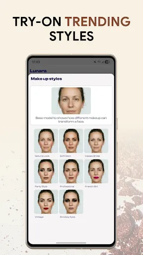 Lunara: AI beauty assistant screenshot