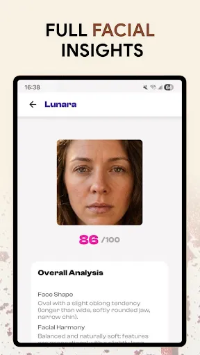 Lunara: AI beauty assistant screenshot