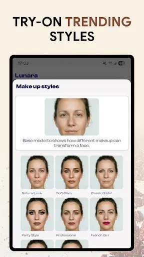 Lunara: AI beauty assistant screenshot