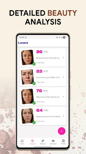 Lunara: AI beauty assistant screenshot