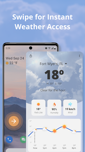 Weather Now Launcher - Radar screenshot