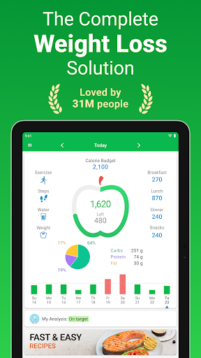 Calorie Counter - MyNetDiary screenshot
