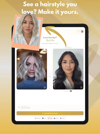 AI Hair Try On & Color Changer screenshot