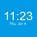 Clock, Date and Weather Widget