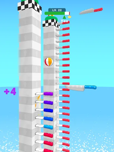 Ball Up: Knife Racing screenshot