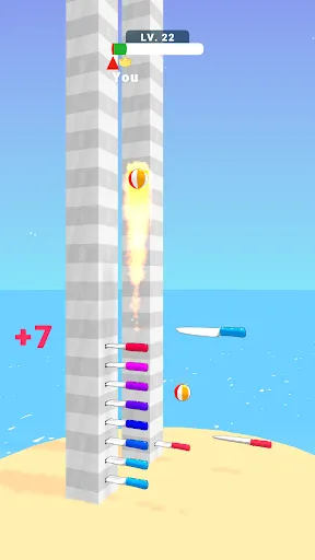 Ball Up: Knife Racing screenshot