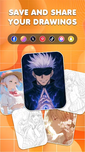 Draw Anime: AR Tracing App screenshot