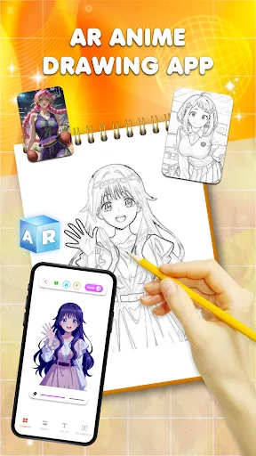 Draw Anime: AR Tracing App screenshot
