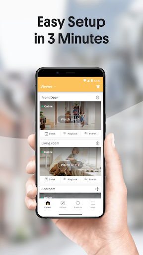AlfredCamera Home Security app screenshot