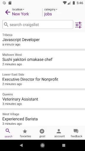 craigslist screenshot