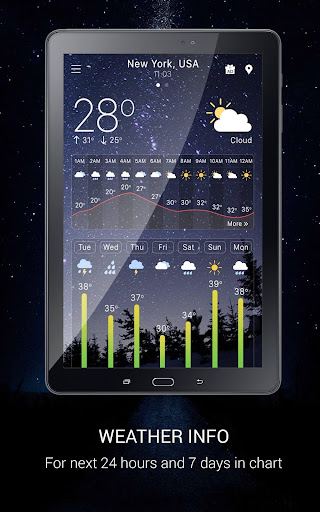 Weather app screenshot