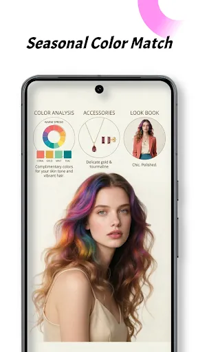 Hair Color & Hairstyle try on screenshot