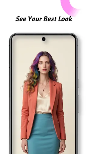 Hair Color & Hairstyle try on screenshot