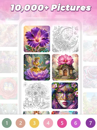 Blossom Color By Number screenshot