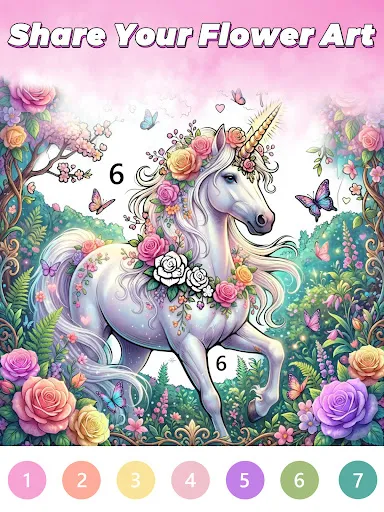 Blossom Color By Number screenshot