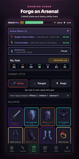 Realm Idle screenshot