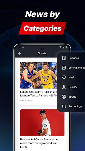 Breaking News Launcher screenshot