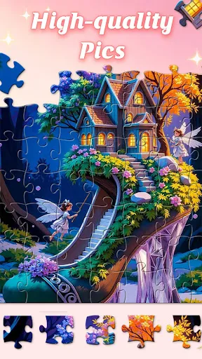 Whimsical House Jigsaw screenshot