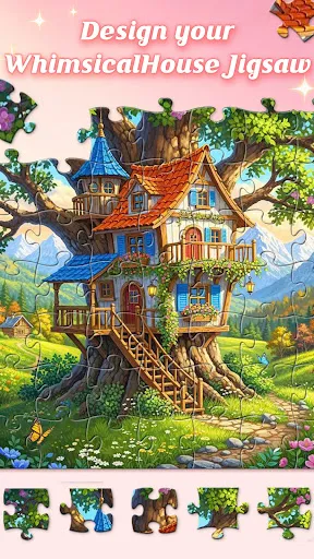Whimsical House Jigsaw screenshot