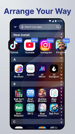 Flow Homescreen screenshot