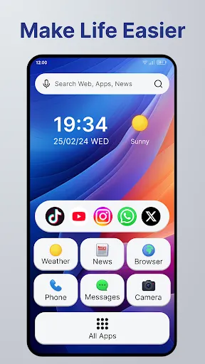 Flow Homescreen screenshot