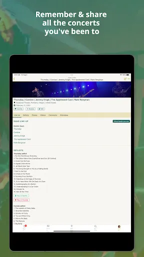 Concert Archives screenshot