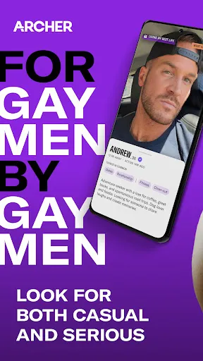 Archer: Gay Dating & Gay Chat screenshot