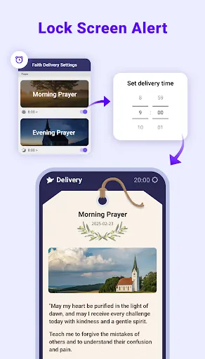 BitBible ENG -Lockscreen+Alarm screenshot