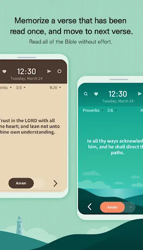 BitBible ENG -Lockscreen+Alarm screenshot