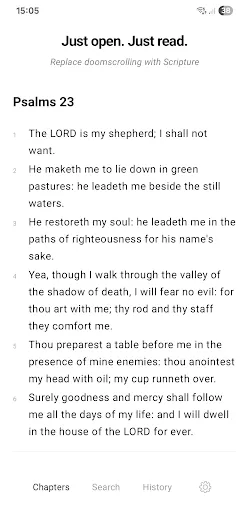 Bible Scroll (KJV) screenshot