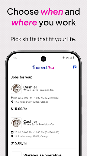 Indeed Flex screenshot