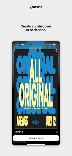 Posh – Create & Find Events screenshot