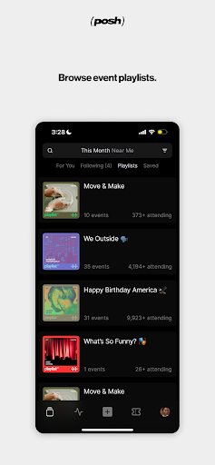 Posh – Create & Find Events screenshot
