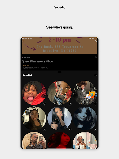 Posh – Create & Find Events screenshot