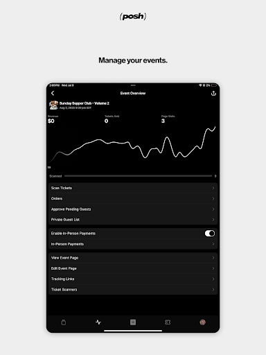 Posh – Create & Find Events screenshot