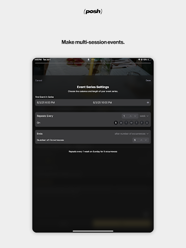 Posh – Create & Find Events screenshot