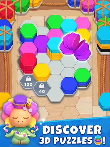 Hexa 3D Game: Dream Hex® Sort screenshot