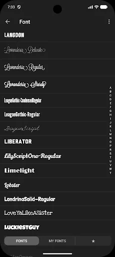 Phonto - Text on Photos screenshot