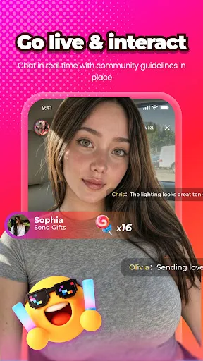 Mego - Live, Create, Connect screenshot