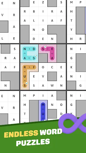 Words Bend Puzzle screenshot