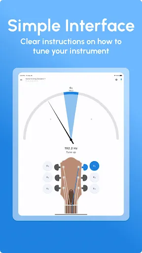 Guitar Tuner - LikeTones screenshot