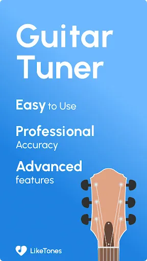 Guitar Tuner - LikeTones screenshot