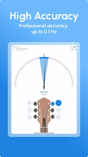 Guitar Tuner - LikeTones screenshot