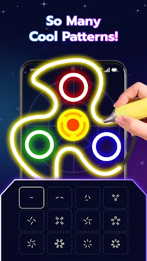 Glow Art: Finger Spinner screenshot