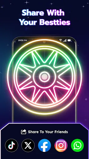 Glow Art: Finger Spinner screenshot