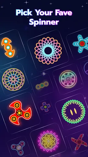 Glow Art: Finger Spinner screenshot